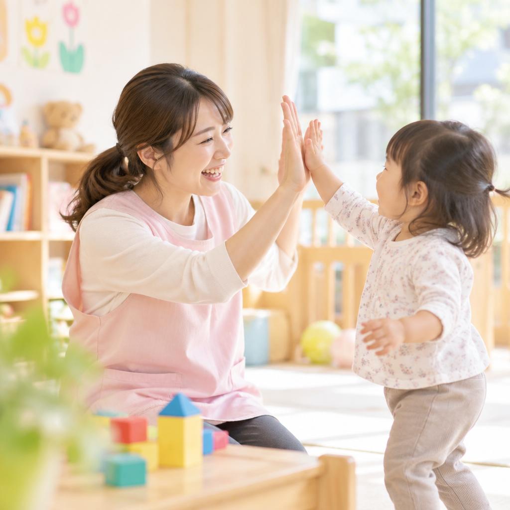 子どもの「できた！」を支えながら、あなたらしい毎日も大切に。保育士資格を活かす仕事復帰を、RIKUで。